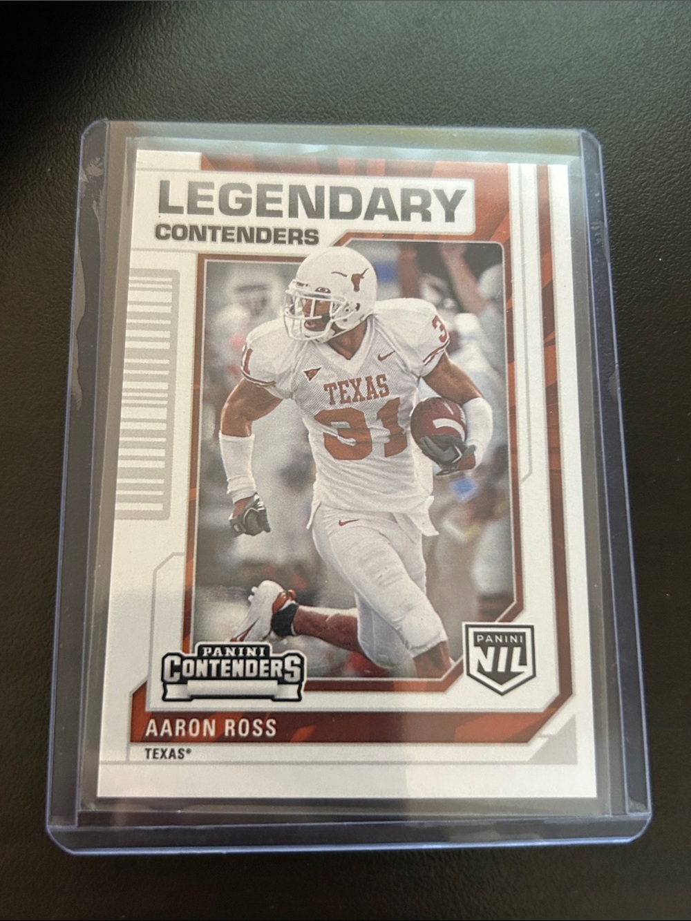 2025 Panini University of Texas NIL Legendary Contenders #44 Aaron Ross (SP)